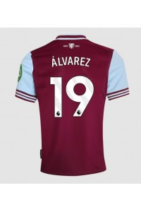 West Ham United Edson Alvarez #19 Jalkapallovaatteet Kotipaita 2024-25 Lyhythihainen